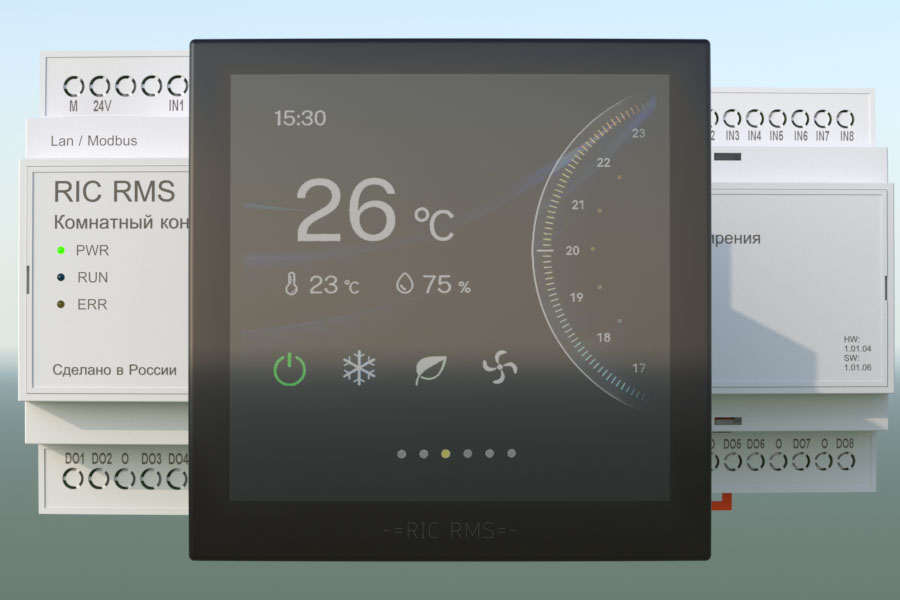 Термостат с графическим дисплеем